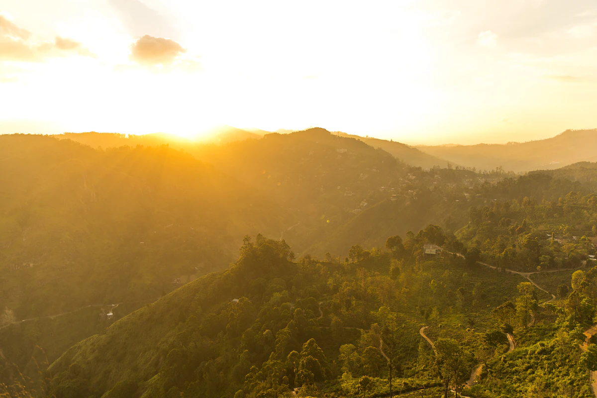 Sunrise from Little Adam's Peak in Ella