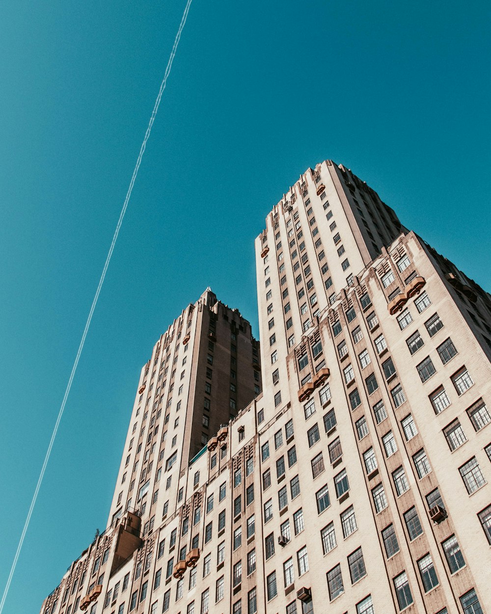 close-up photography of high-rise building