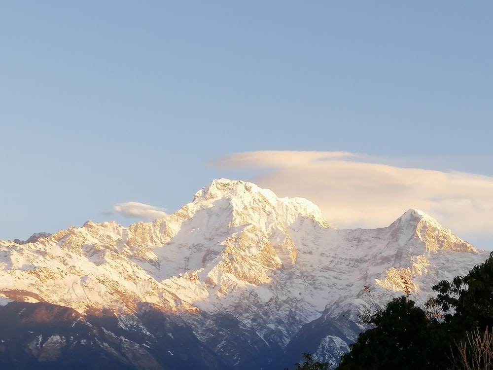 snow covered mountains during daytime