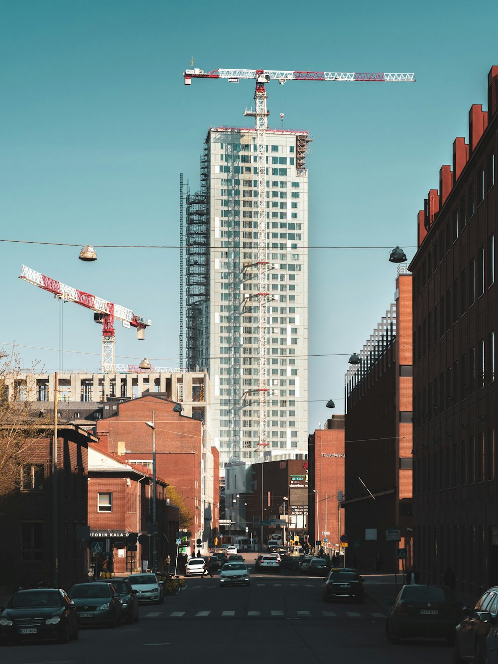 low angle photo of high rise building