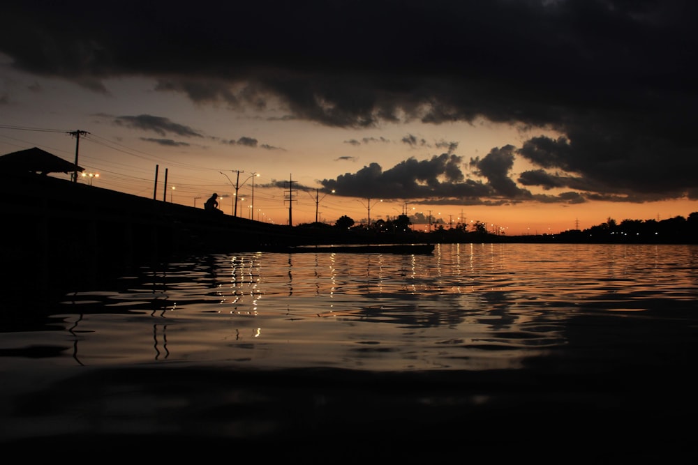 landscape photography of body of water