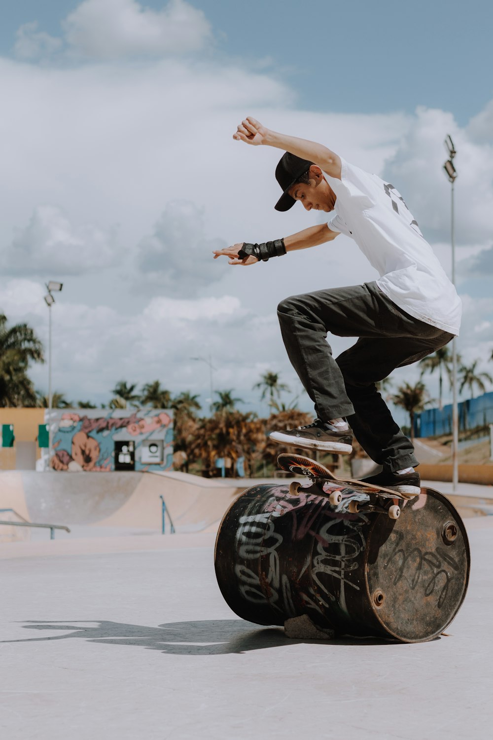 man riding on skateboard during daytime