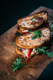 baked bread sandwich