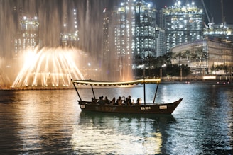 group of people riding on boat