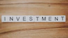 Investment Scrabble text