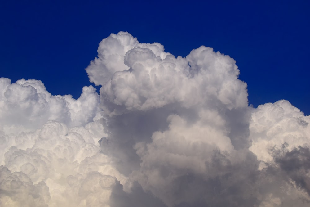 white and blue cloudy sky during daytime