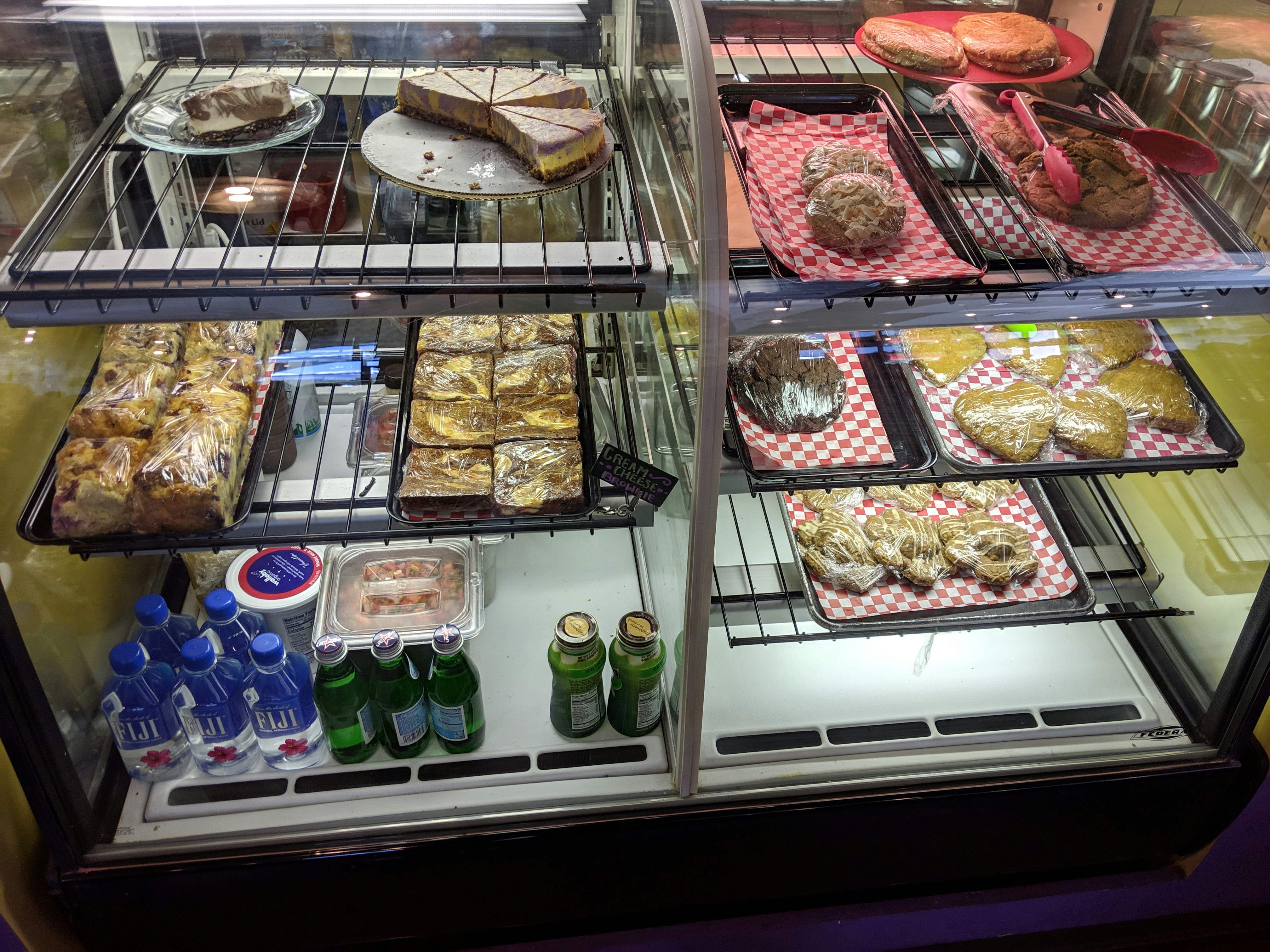 black framed commercial refrigerator