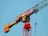 red and white metal Terex crane during daytime