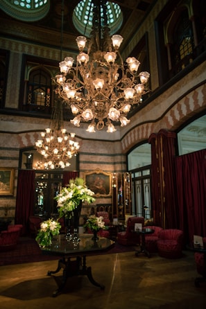 clear crystal chandelier