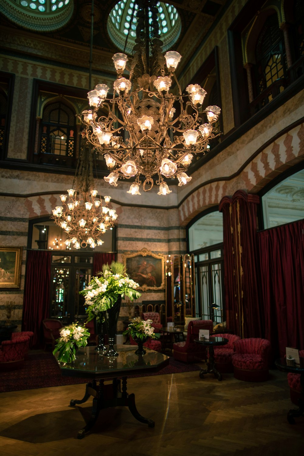 clear crystal chandelier