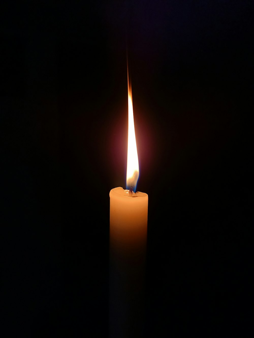 lighted candle