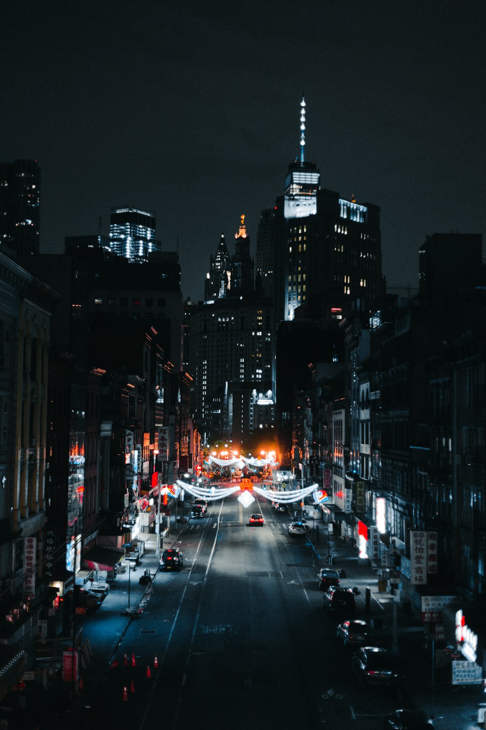 vehicles passing by Times Square, New York during nighttime