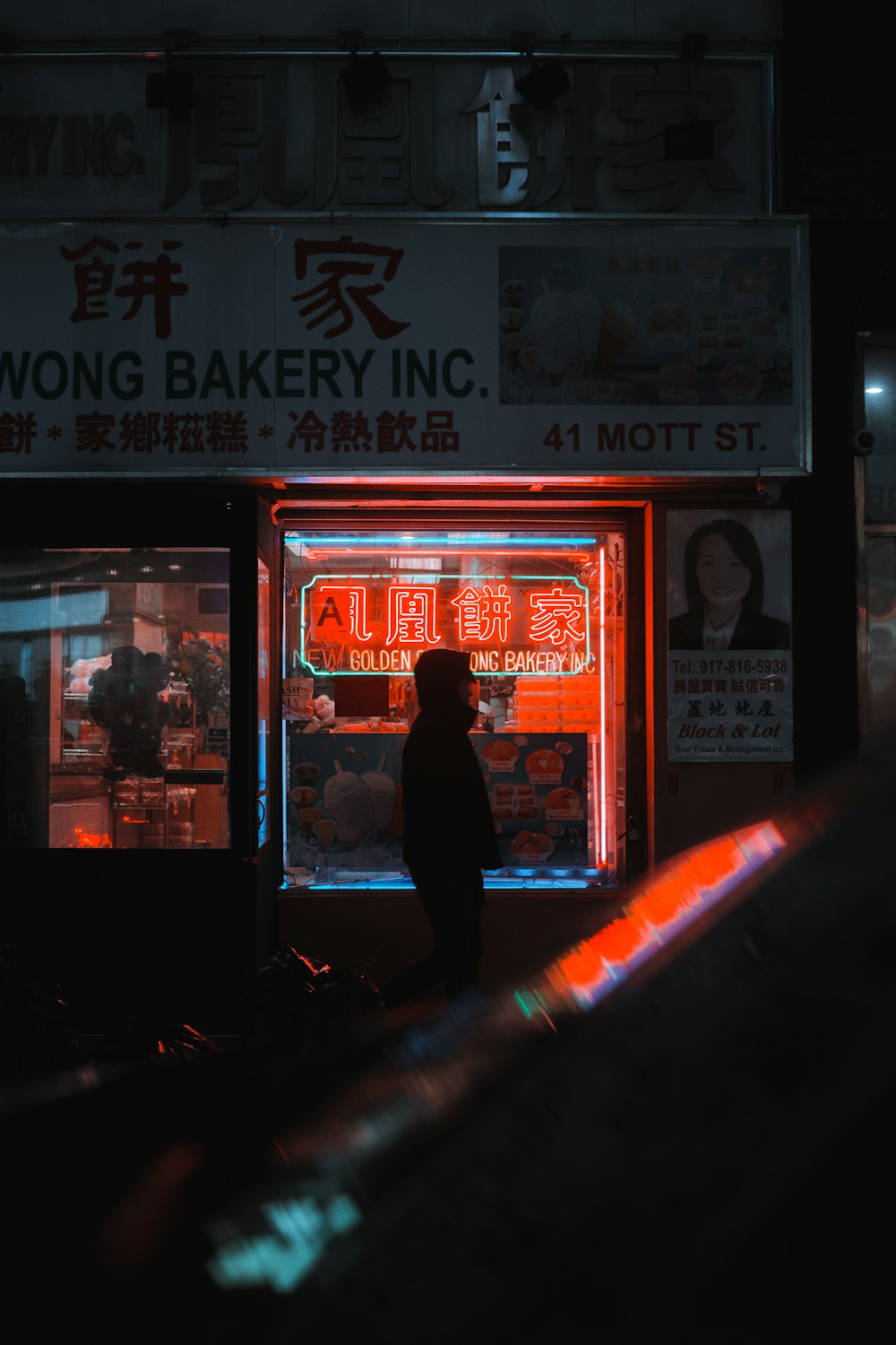 man standing near building