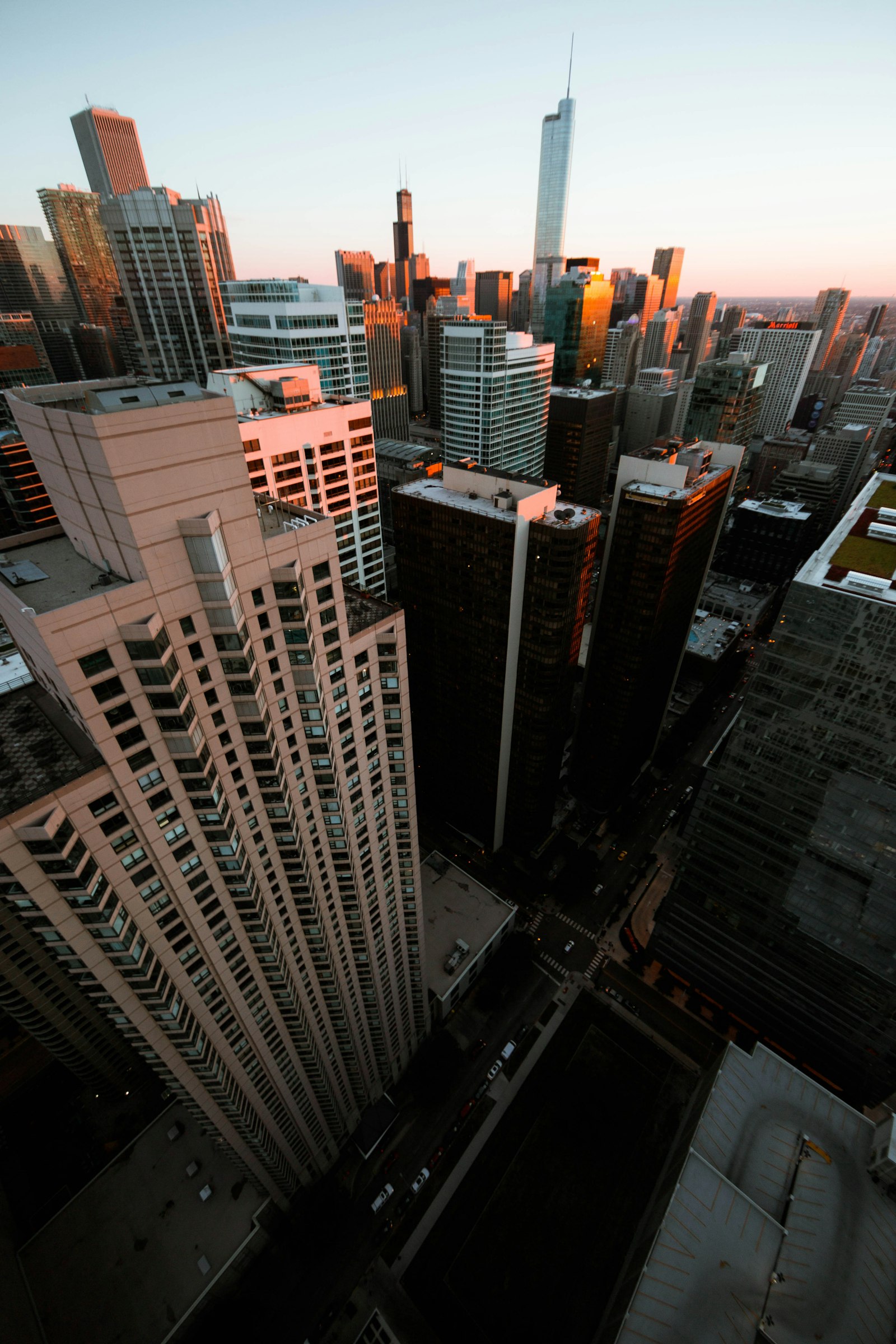 Canon EF 14mm F2.8L II USM sample photo. Aerial photography of skyscrapers photography