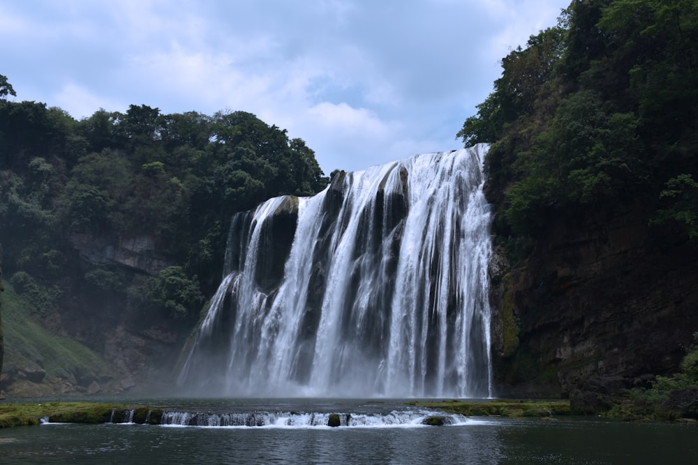 waterfalls during daytime