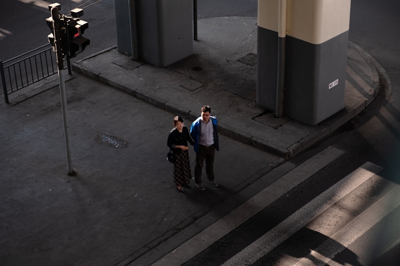 Crosswalk urban moment