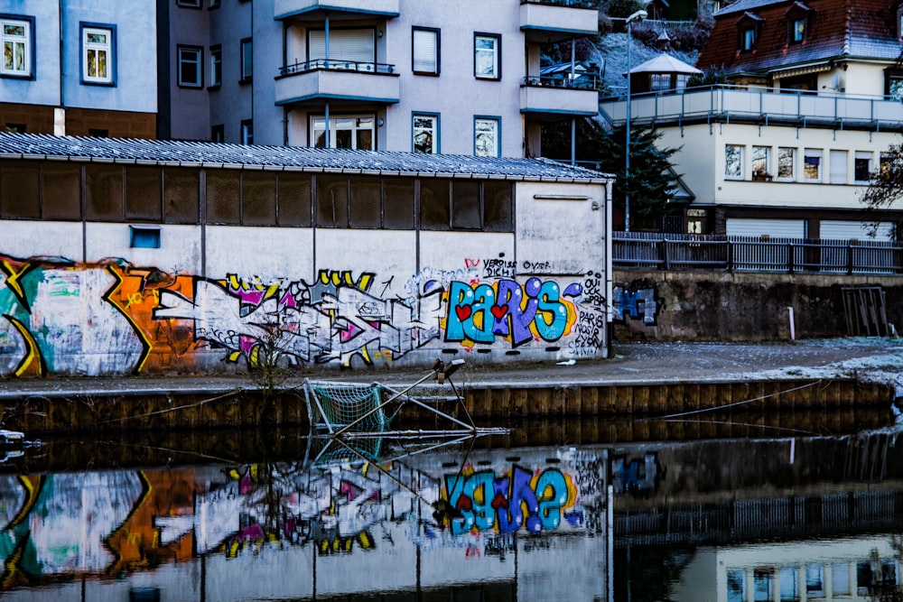 photography of white concrete buildings