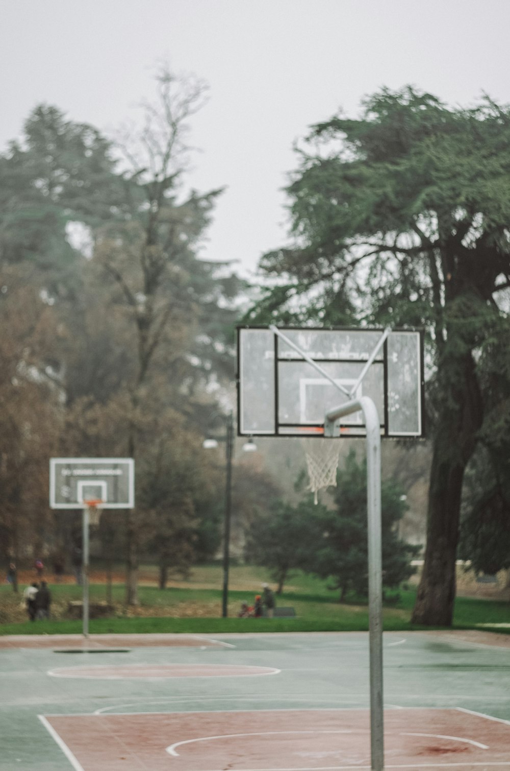 outdoor basketball court during daytime