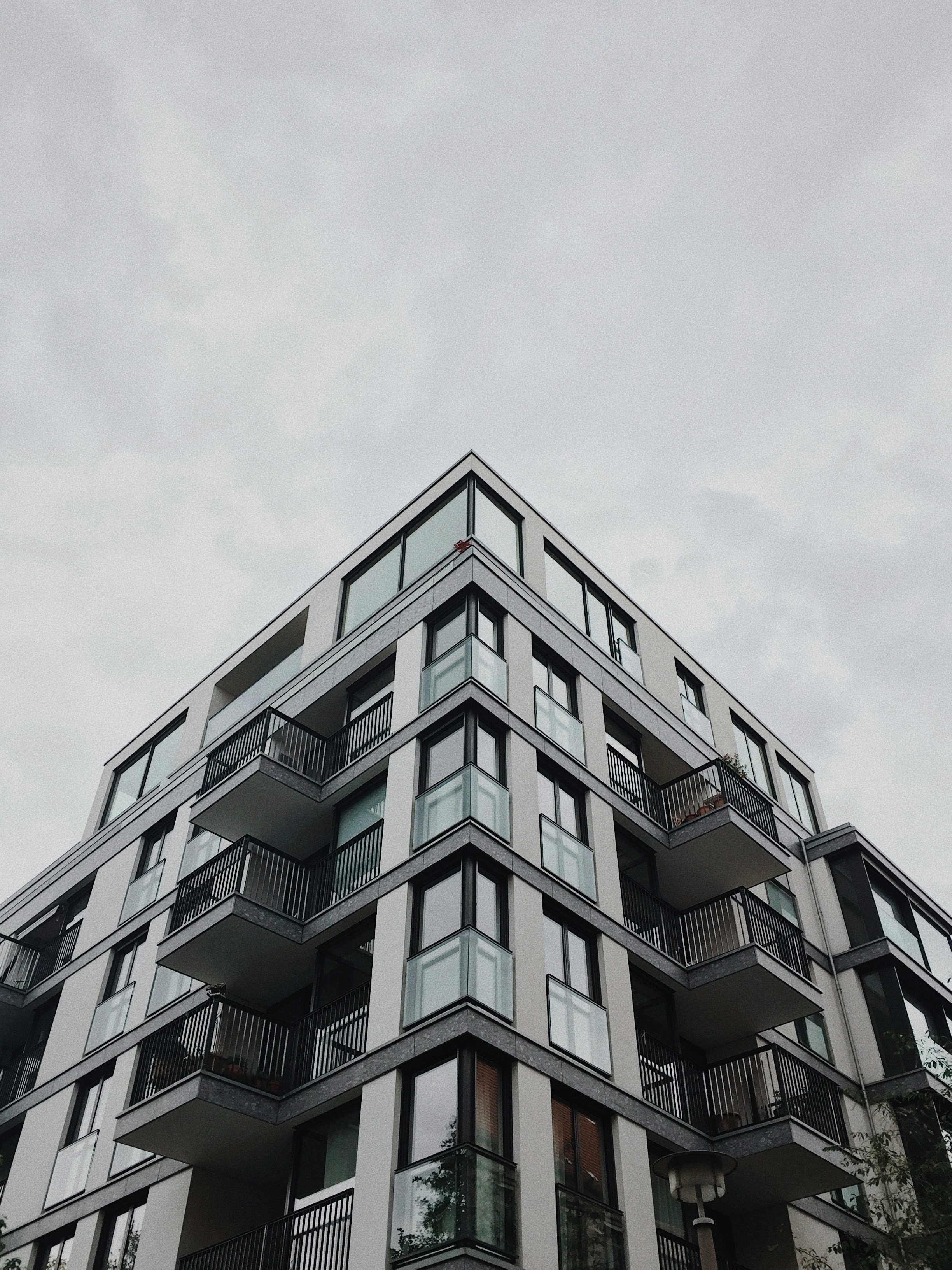 gray building