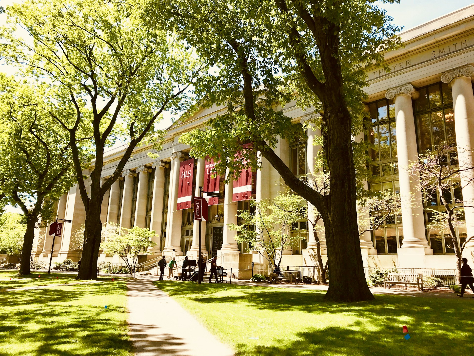 white university during daytime