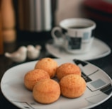 pastry balls on plate