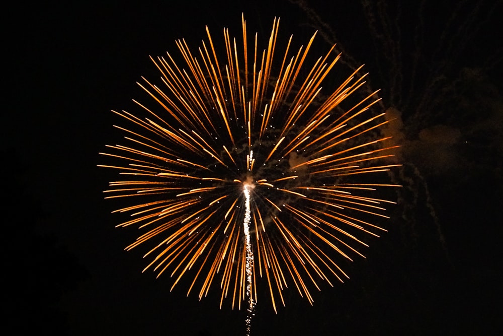 Feuerwerk auf Fokusfotografie