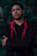man wearing red and black pullover hoodie