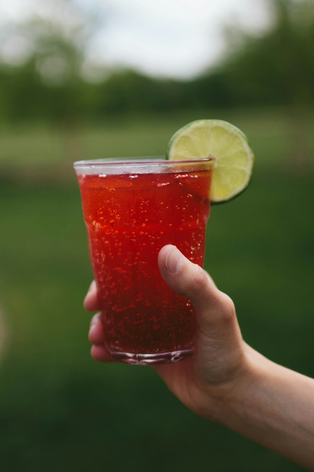 clear drinking glass