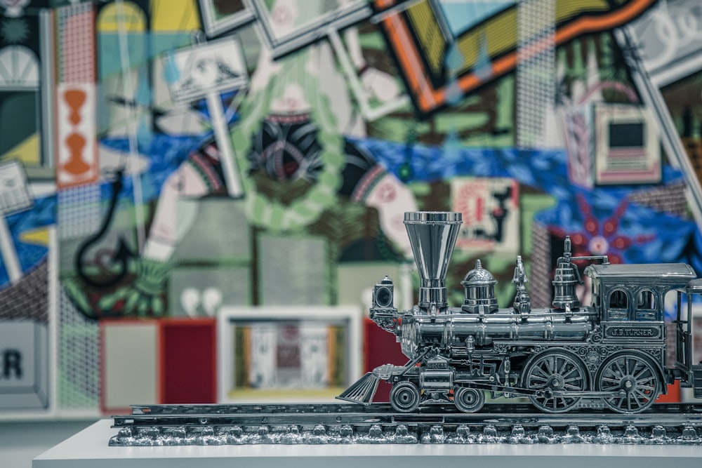 gray train miniature
