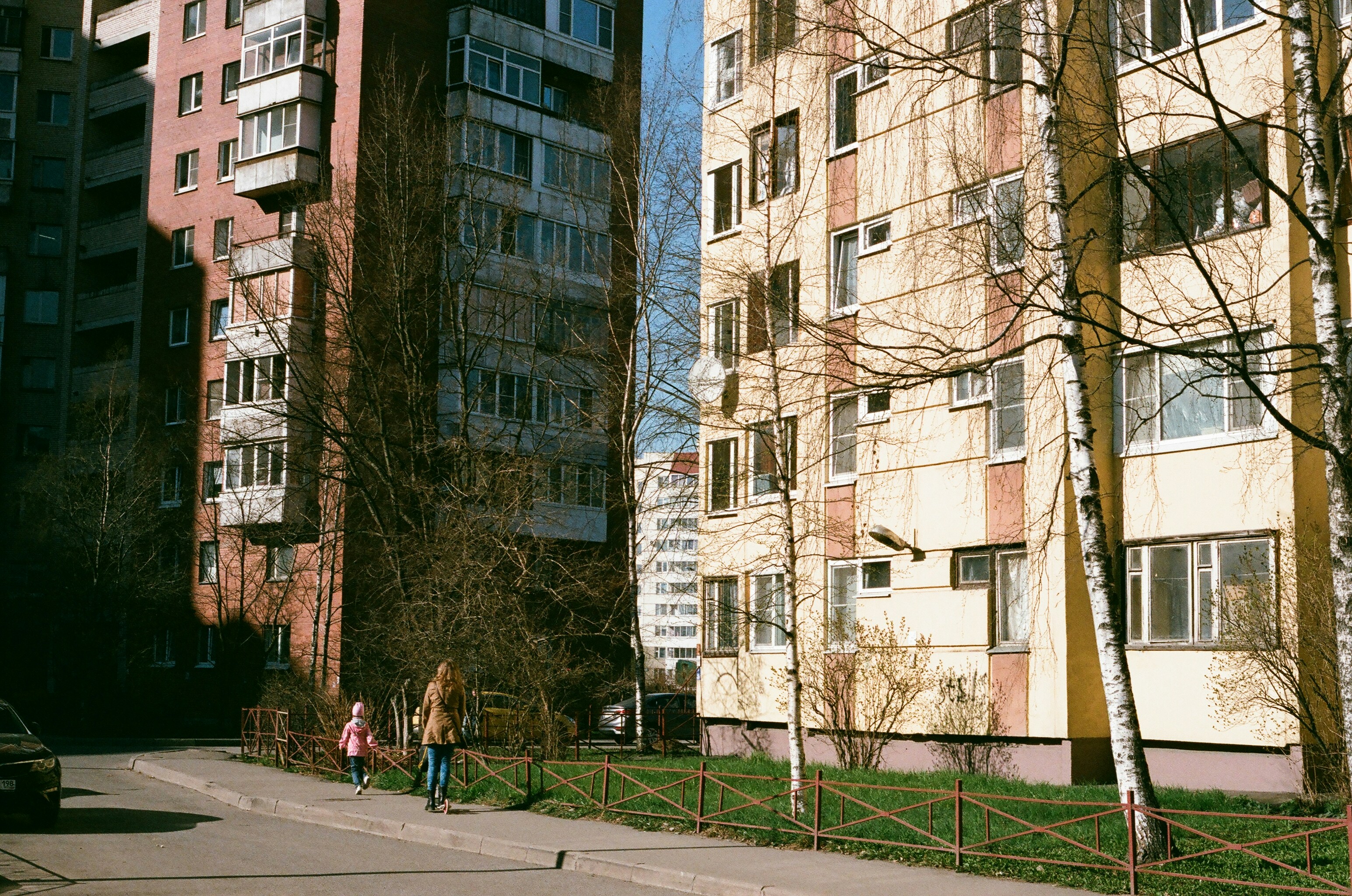 architectural photography of white and brown building