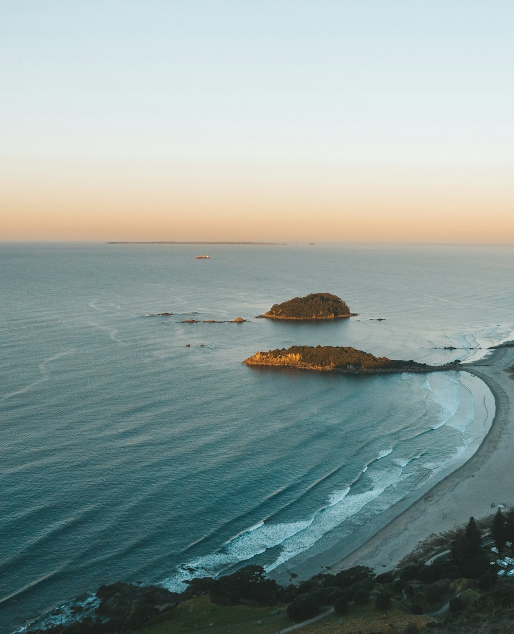 seashore during daytime