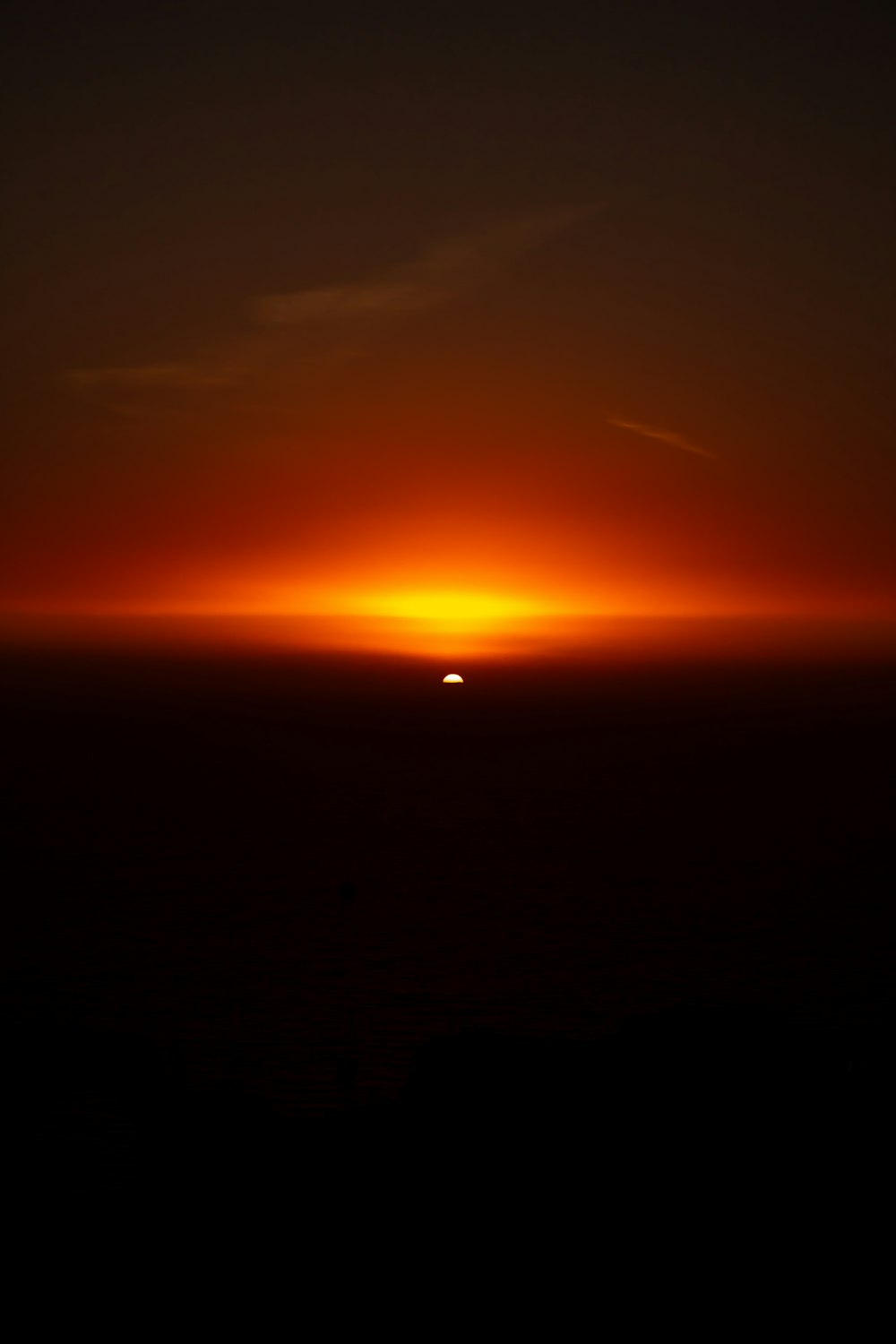 landscape photo of the sunset