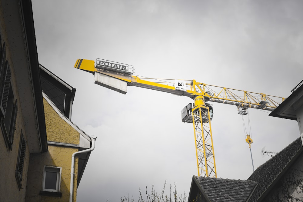 yellow metal building