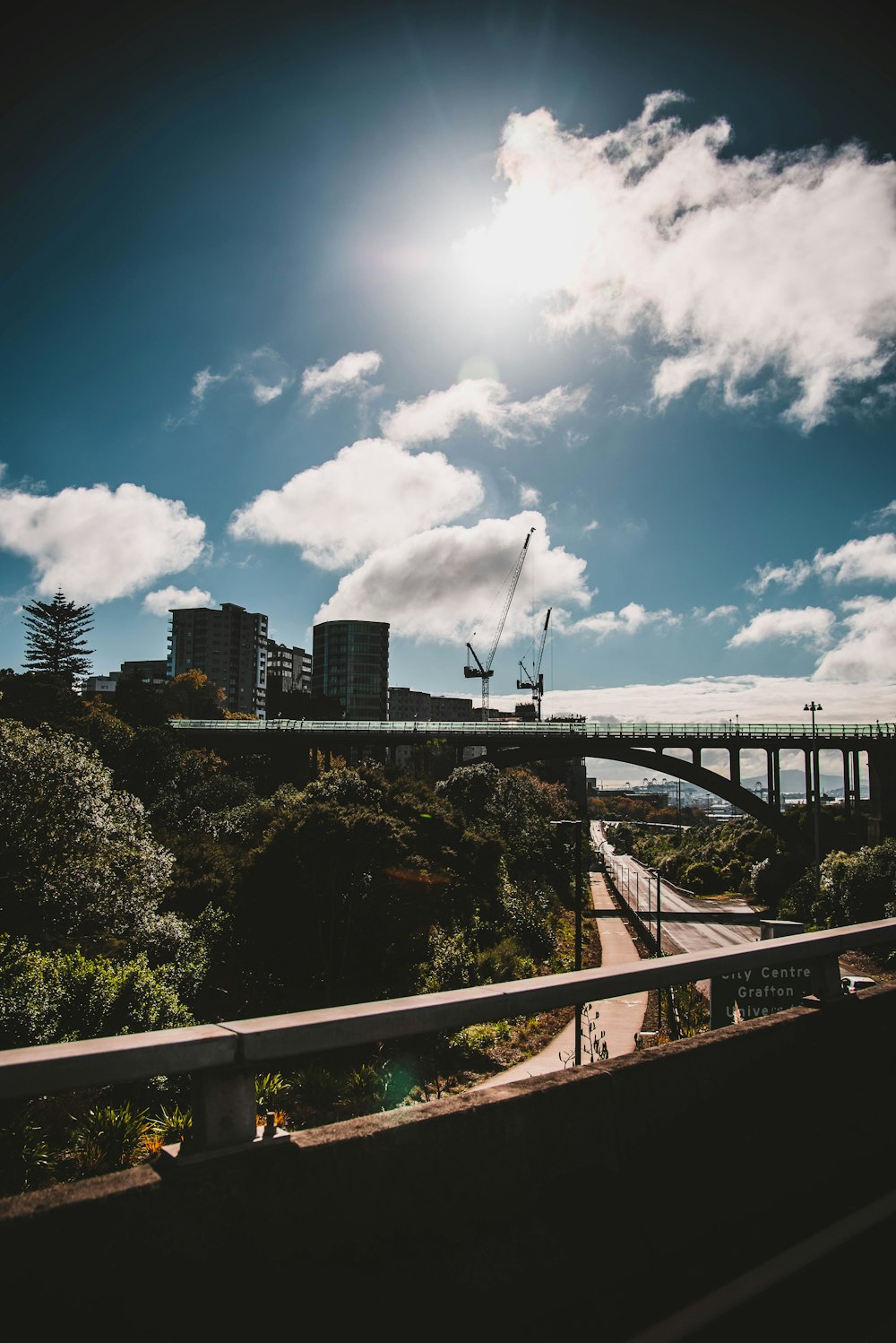 gray buildings