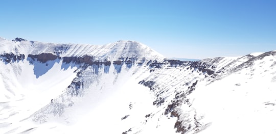 snow-covered mountain in Ouarzazate Province Morocco