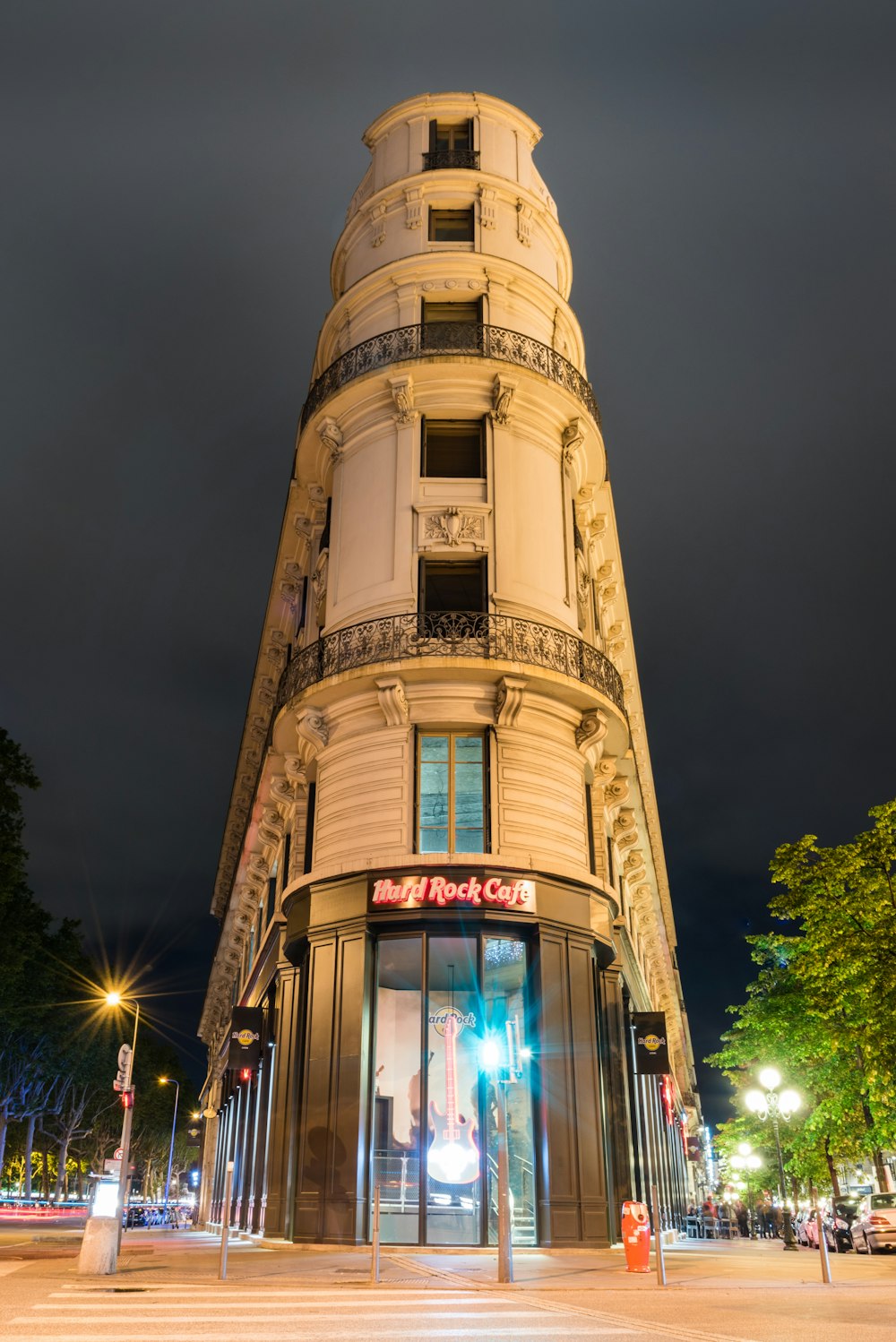 low-angle photography of World Rock building