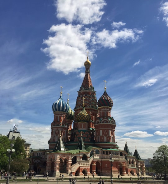 Saint Basil's Cathedral in St. Basil's Cathedral Russia