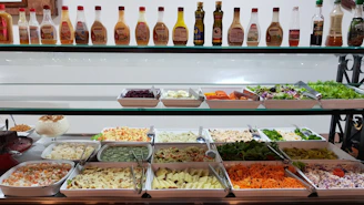 food buffet display