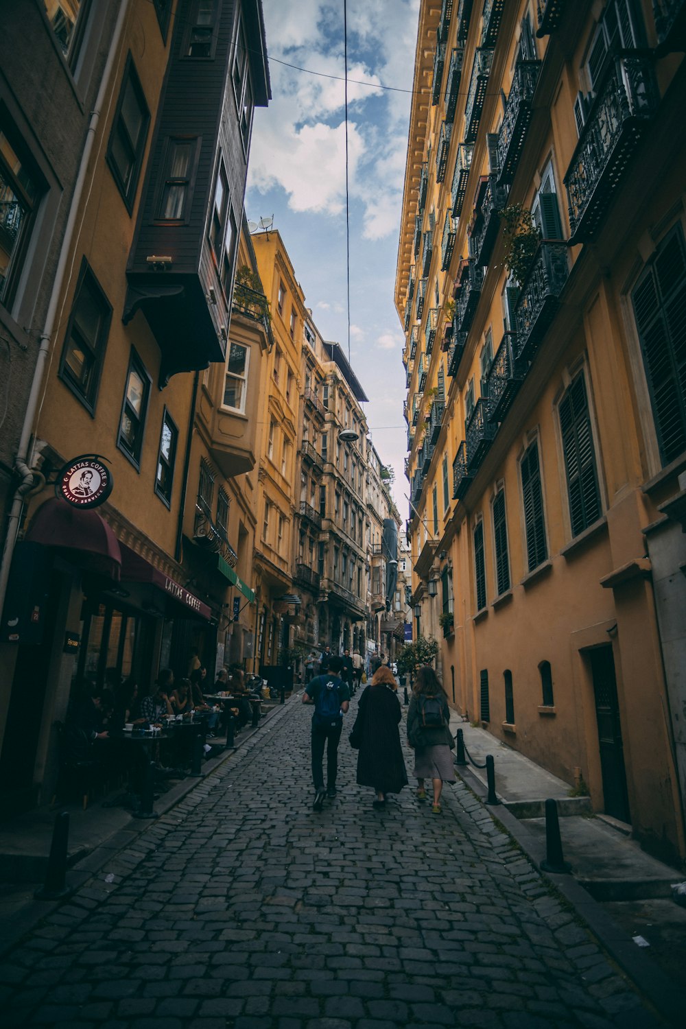 urban photo of a sidewalk