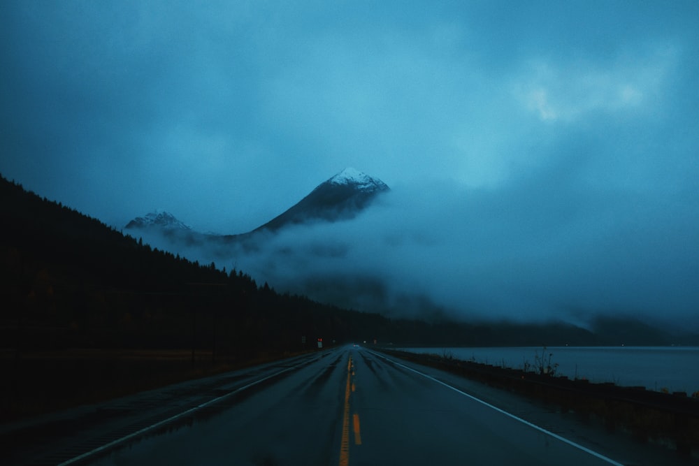 black concrete road during daytime