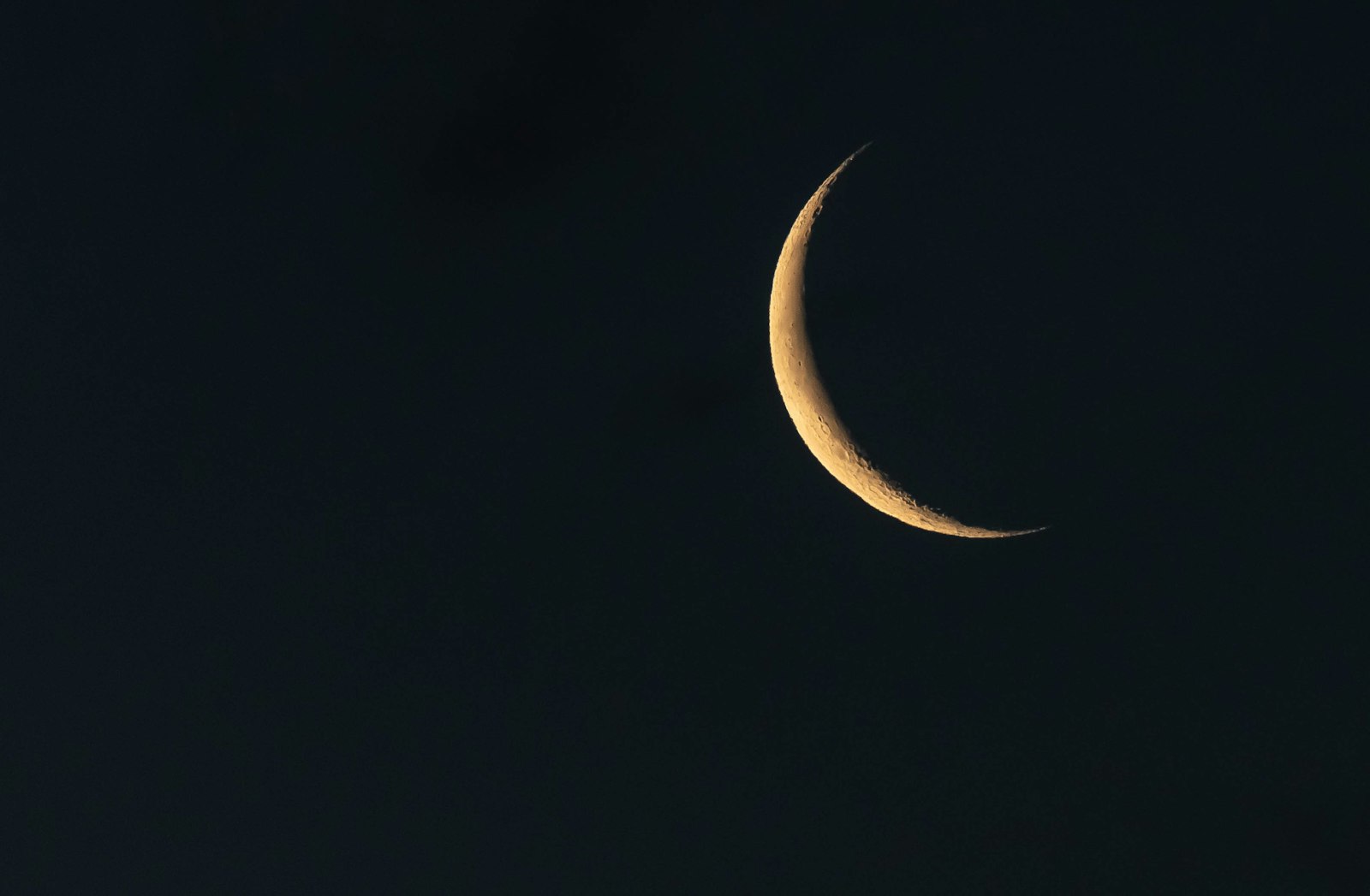 Nikon D850 + Nikon AF-S Nikkor 200-500mm F5.6E ED VR sample photo. Quarter moon photography