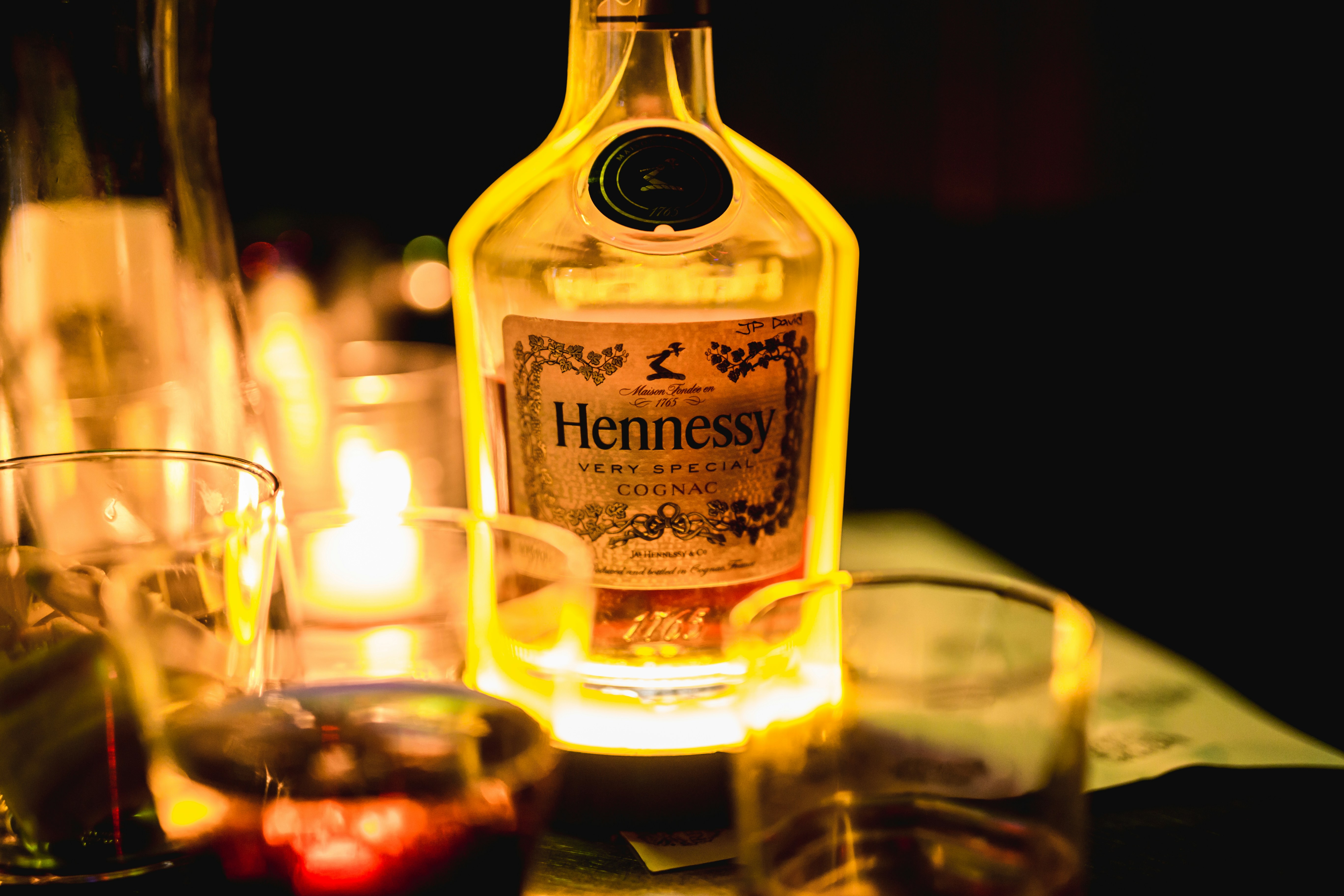 Hennessy bottle
