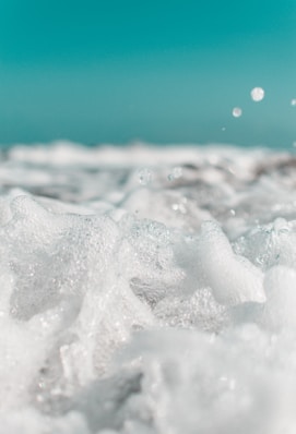 close-up photo of sea water