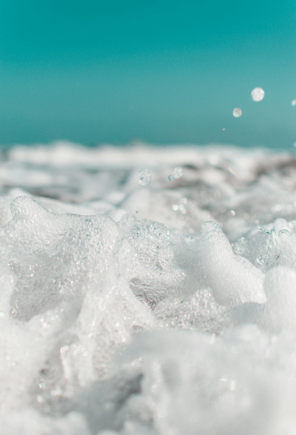 Foto de primer plano del agua de mar