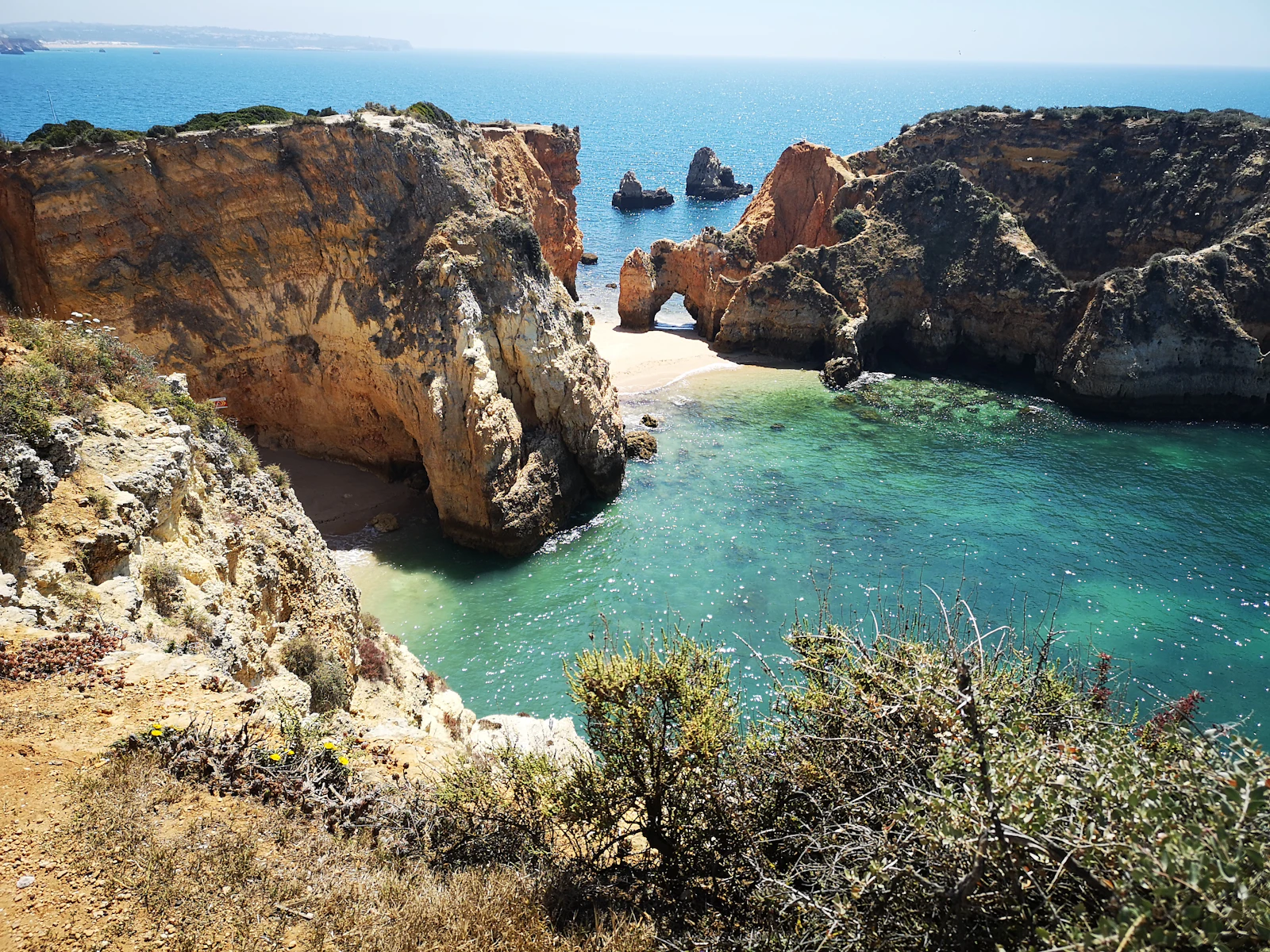 Rocky Algarve coastline