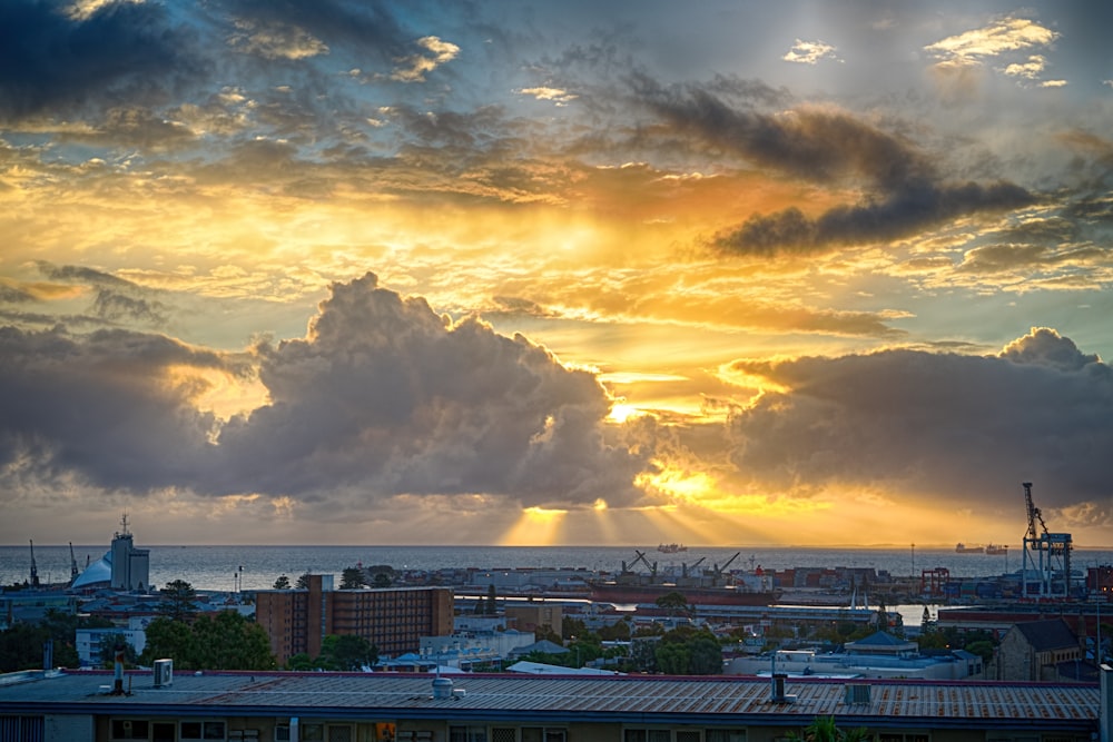 sunray on clouds