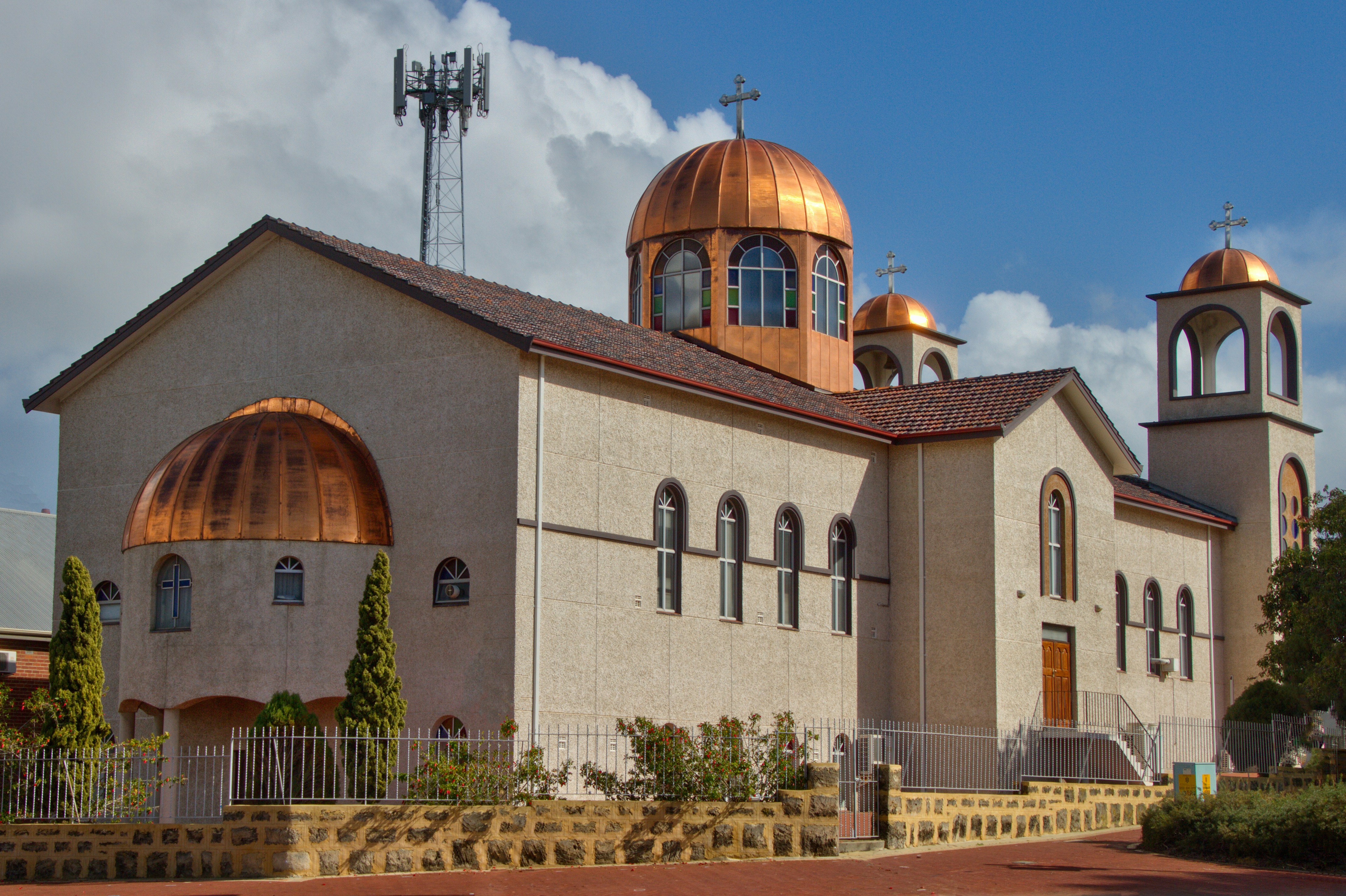 white concrete house