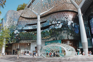 people near white building