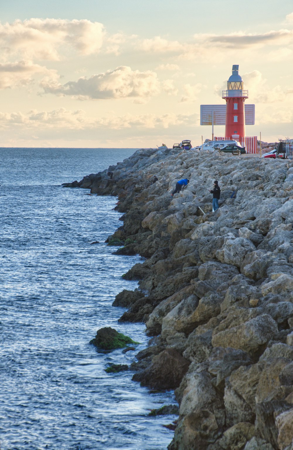 lighthouse near ocean