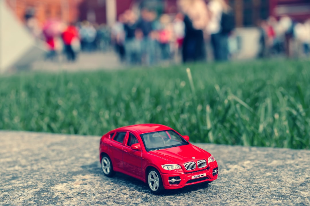 red sedan miniature